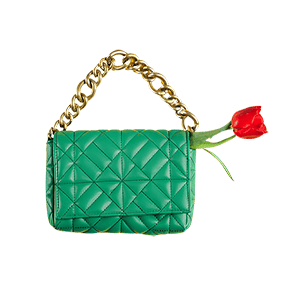 Green Quilted Handbag img